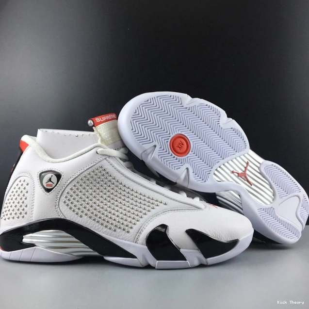 Kicked Out Shoe Store Jordan Retro Air 14 BV7630-106 White 0708